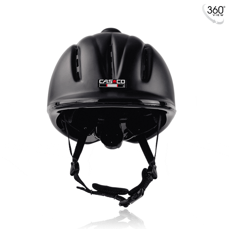 Casco Youngster black shiny